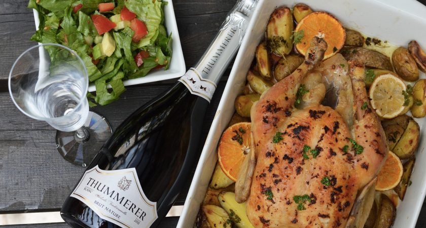 Sept plats à base de champagne pour un repas festif
