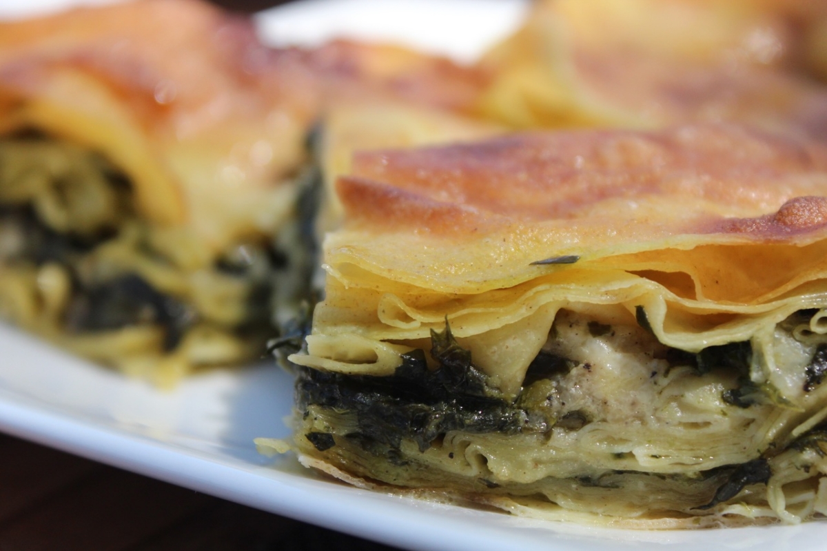 préparation des spanakopita